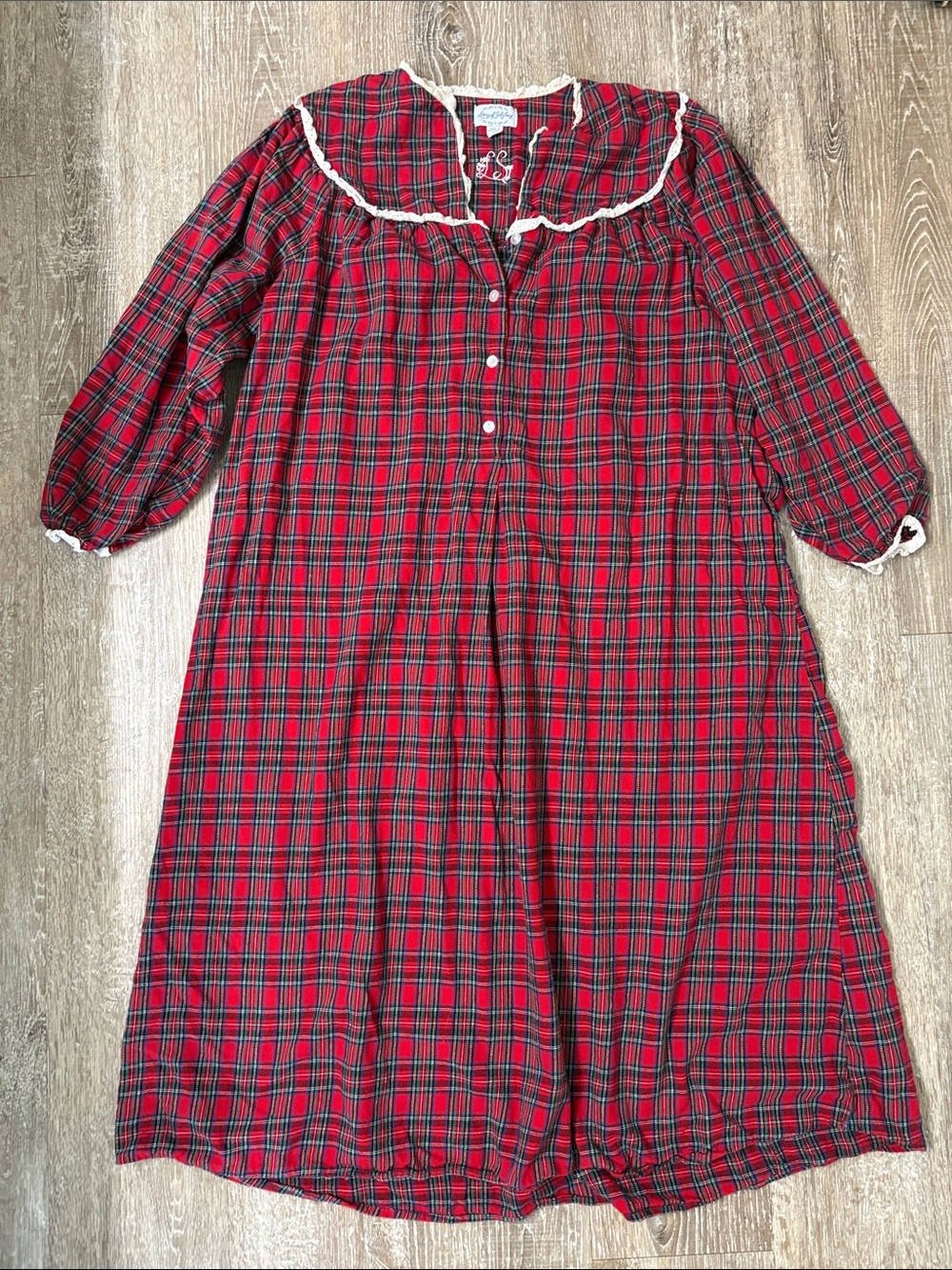 Lanz of Salzburg Women’s Flannel Nightgown